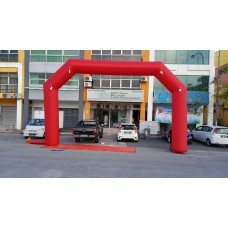 30ft Red Hexogon Inflatable Arch for sale